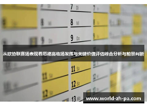 从欧协联赛场表现看厄德高临场发挥与关键价值评估综合分析与前景判断